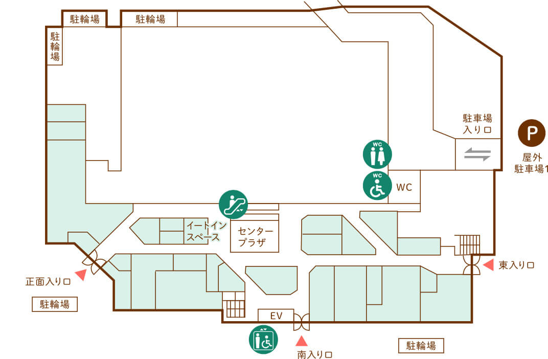 1F地図